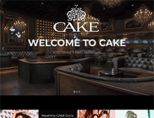 Tablet Screenshot of cakescottsdale.com